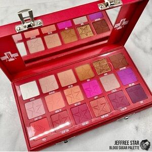 Jeffree Star Blood Sugar Eyeshadow Palette Highly Pigmented